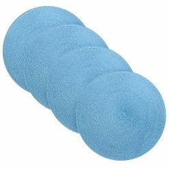 Food Network™ Round Placemat 4-pk. Coral -Food Network Store unnamed file 1021