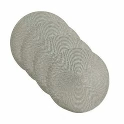 Food Network™ Round Placemat 4-pk. Coral -Food Network Store unnamed file 1025