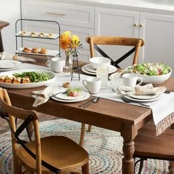 Food Network™ Oval Serving Tray White -Food Network Store unnamed file 1037