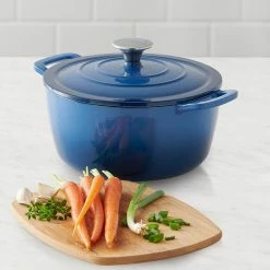 Food Network™ 5-qt. Enameled Cast-Iron Dutch Oven Turquoise 12 Food Network™ 5-qt. Enameled Cast-Iron Dutch Oven Turquoise -Food Network Store unnamed file 104