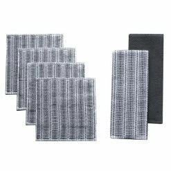 Food Network™ Awning Stripe Kitchen Towel & Dishcloth 6-pk. Cobalt -Food Network Store unnamed file 1067