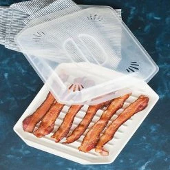 Food Network™ Microwave Bacon Tray With Lid 6 Food Network™ Microwave Bacon Tray With Lid -Food Network Store unnamed file 1142