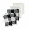 Food Network™ Black & White Buffalo Check Dishcloth 4-pk. -Food Network Store unnamed file 1167