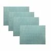 Food Network™ Blue Chevron Vinyl Placemat 4-pk.