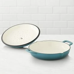 Food Network™ 3.5-qt. Enameled Cast-Iron Braiser With Lid Red -Food Network Store unnamed file 124