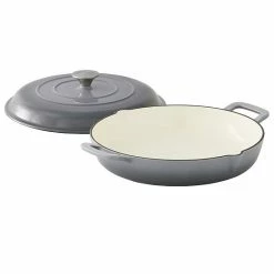 Food Network™ 3.5-qt. Enameled Cast-Iron Braiser With Lid Red -Food Network Store unnamed file 127