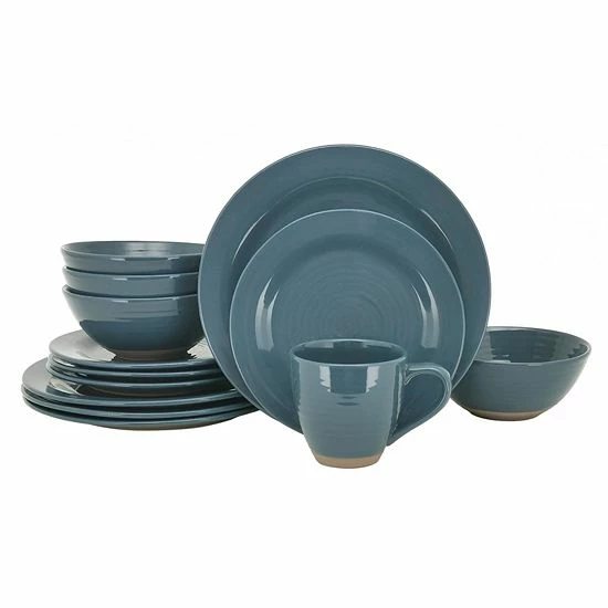 Food Network™ Farmstead 16-pc. Dinnerware Set Gray 3 Food Network™ Farmstead 16-pc. Dinnerware Set Gray