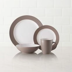 Food Network™ Applewood 16-pc. Dinnerware Set Taupe -Food Network Store unnamed file 1326