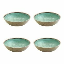 Food Network™ 4-pc. Melamine Dinner Bowl Set Aqua -Food Network Store unnamed file 1371