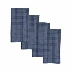Food Network™ Blue Check Woven Dinner Napkin 4-pk.
