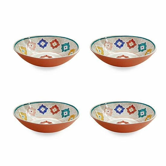 Food Network™ 4-pc. Casa Sol Melamine Cereal Bowl Set 3 Food Network™ 4-pc. Casa Sol Melamine Cereal Bowl Set