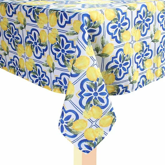 Food Network™ Modern Charm Lemon Tablecloth 3 Food Network™ Modern Charm Lemon Tablecloth