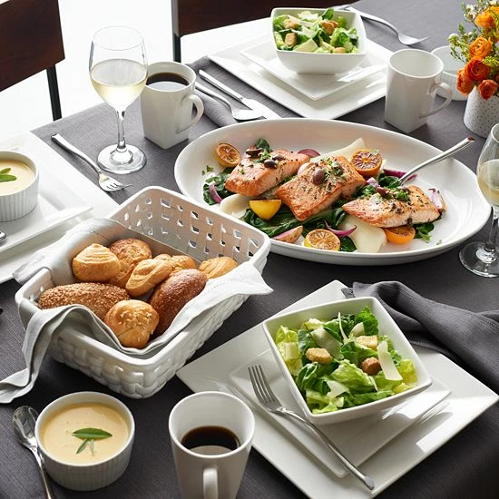 Food Network™ Shortbread 16-pc. Dinnerware Set Gray 5 Food Network™ Shortbread 16-pc. Dinnerware Set Gray - Image 3