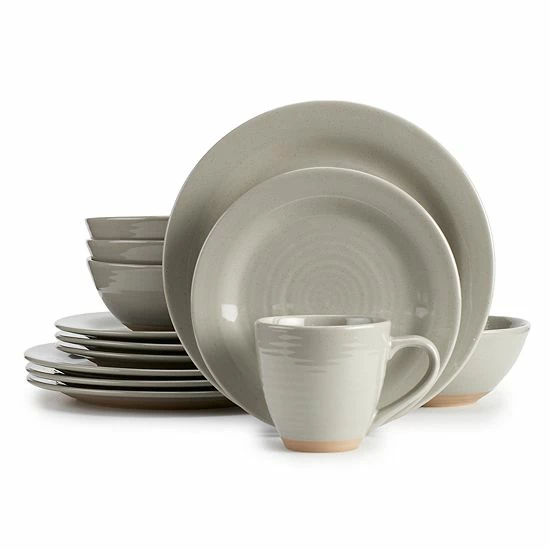 Food Network™ Farmstead 16-pc. Dinnerware Set Gray 11 Food Network™ Farmstead 16-pc. Dinnerware Set Gray - Image 9