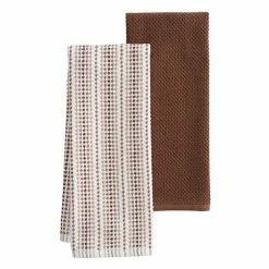 Food Network™ Awning Stripe Kitchen Towel 2-pk. Brown -Food Network Store unnamed file 225