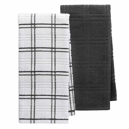 Food Network™ Plaid Kitchen Towel 2-pack Rio Red 3 Food Network™ Plaid Kitchen Towel 2-pack Rio Red