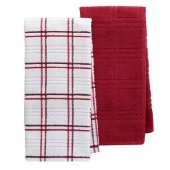 Food Network™ Plaid Kitchen Towel 2-pack Rio Red 17 Food Network™ Plaid Kitchen Towel 2-pack Rio Red -Food Network Store unnamed file 260