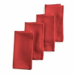 Food Network™ Easy-Care Woven Dinner Napkin 4-pk. Garnet -Food Network Store unnamed file 306