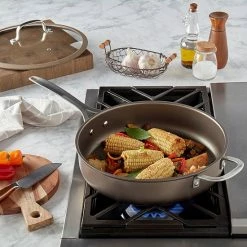 Food Network™ Textured Titanium 12-in. Nonstick Covered Deep Skillet Gray -Food Network Store unnamed file 323