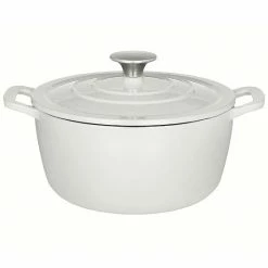 Food Network™ 3.5-qt. Enameled Cast-Iron Dutch Oven White -Food Network Store unnamed file 408