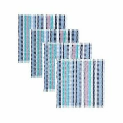 Food Network™ Awning Stripe Dishcloth 4-pk. Multi Cool -Food Network Store unnamed file 413