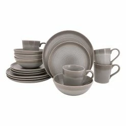 Food Network™ Soren 16-pc. Dinnerware Set Gray -Food Network Store unnamed file 507