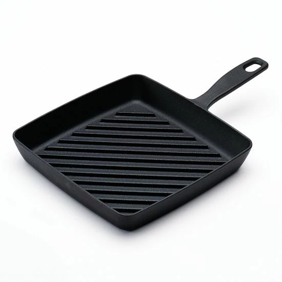 Food Network™ 9.8-in. Pre-Seasoned Cast-Iron Grill Pan 3 Food Network™ 9.8-in. Pre-Seasoned Cast-Iron Grill Pan