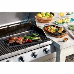 Food Network™ Pre-Seasoned Cast-Iron Reversible Grill -Food Network Store unnamed file 565