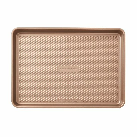 Food Network™ Textured Performance Series 9" X 13" Nonstick Baking Sheet Bronze 6 Food Network™ Textured Performance Series 9" X 13" Nonstick Baking Sheet Bronze - Image 4