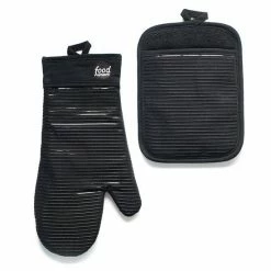 Food Network™ Silicone Oven Mitt & Pot Holder Set Royal Blue -Food Network Store unnamed file 674
