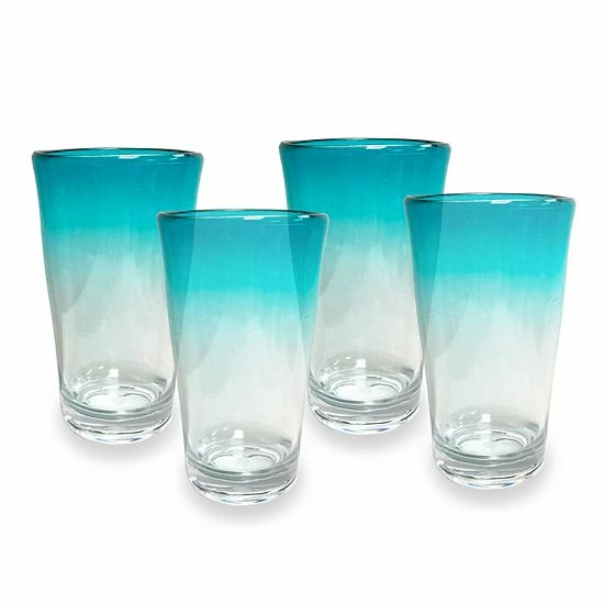 Food Network™ 4-pc. Turquoise Ombre Acrylic Highball Glass Set 3 Food Network™ 4-pc. Turquoise Ombre Acrylic Highball Glass Set