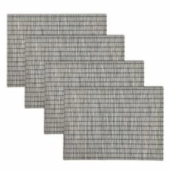 Food Network™ Basketweave Placemat 4-pk. Gray